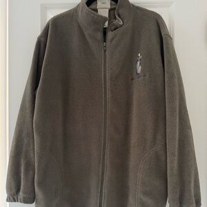 NORTHERN REFLECTIONS Men’s fleece golf embroidered zip sweater jacket size large